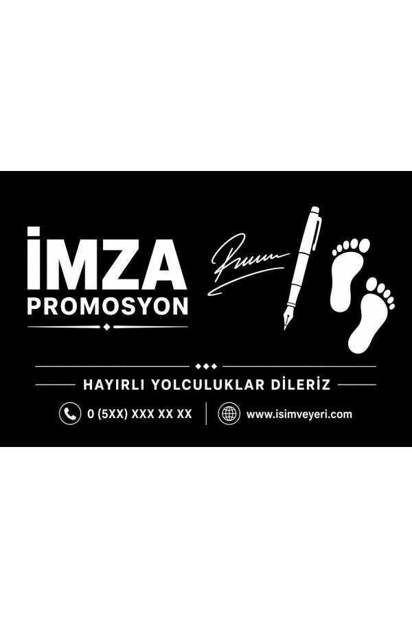 Tek Renk Zemin Latex Oto Kağıt Paspas