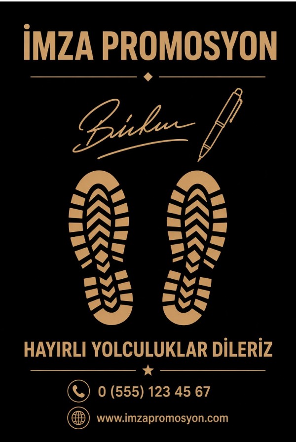 Zeminli Tek Renk Kraft Oto Kağıt Paspas