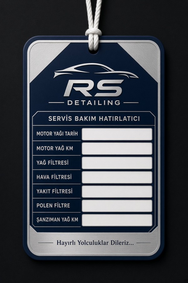 Servis-Yağ Kartı 1000 Adet Servis-Yağ Kartı 1000 Adet