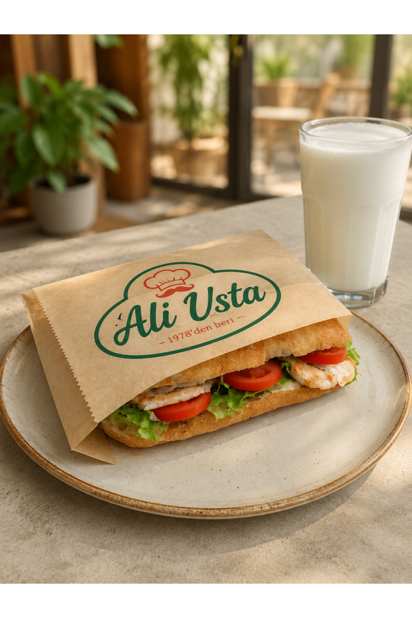 Baskılı Tost - Sandviç Kese Kağıdı